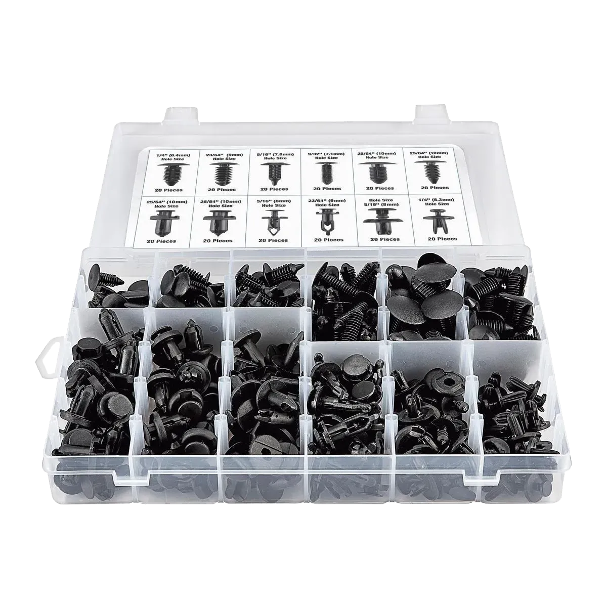 Automotive fasteners: Plastic fastener kit