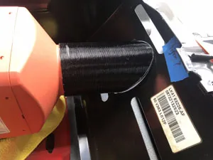 Test fitting heat vent